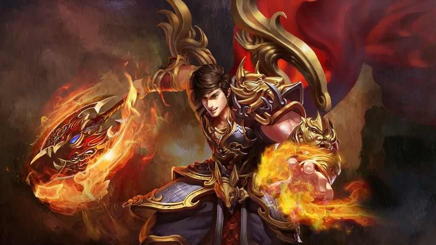烈焰神兵轻中变之热血传奇怎么调整全屏